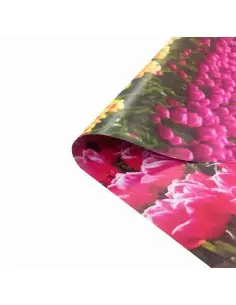 Textil tango 230 g/m² de impresión doble cara. Acabado extrafino. Libre PVC - Modelo Olivo 2