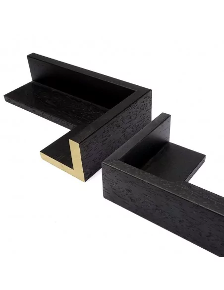 CAJA AMERICANA. 52x41mm. 4 caras teñidas. NEGRO MATE CAJA AMERICANA. 52x41mm. 4 caras teñidas. NEGRO MATE