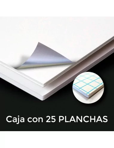 CARTÓN PLUMA ALUFOAM 5mm. 100 X 140 ADHESIVO (Plancha) CARTÓN PLUMA ALUFOAM 5mm. 100 X 140 ADHESIVO (Plancha)