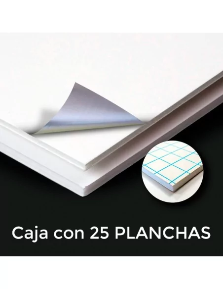 CARTÓN PLUMA ALUFOAM 5mm. 100 X 140 ADHESIVO (Plancha) CARTÓN PLUMA ALUFOAM 5mm. 100 X 140 ADHESIVO (Plancha)
