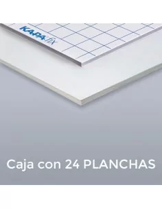 CARTÓN PLUMA KAPAFIX 5mm. 100 X 140 (Plancha) ADHESIVO