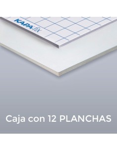 CARTÓN PLUMA KAPAFIX 10mm.  100 X 140 (Plancha) ADHESIVO