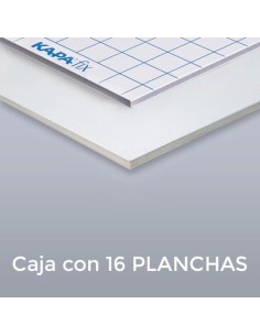 CARTÓN PLUMA KAPAFIX 5mm.  153 X 305  (Plancha) ADHESIVO