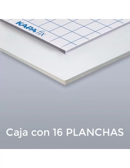 CARTÓN PLUMA KAPAFIX 5mm. 153 X 305 (Plancha) ADHESIVO