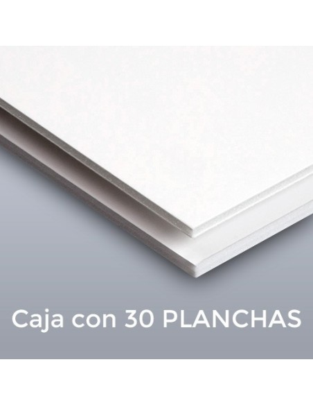 CARTÓN PLUMA BASIC BLANCAS 10mm.  21 X 29.7 _MOLDIBER