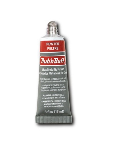 Cera Metálica Amaco Rub 'n Buff 15 ml - Crema para Retoque de Marcos y Madera