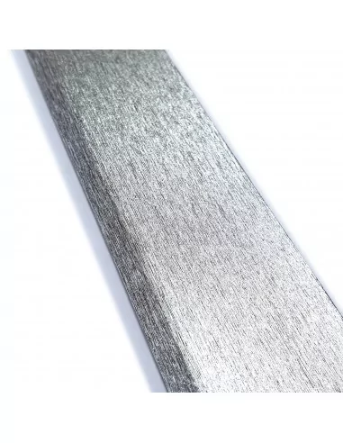 MOLDURA en DM - 40x12mm. PLATA RALLADA BRILLO MOLDURA en DM - 40x12mm. PLATA RALLADA BRILLO