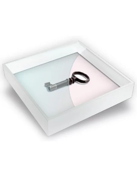 Moldura de alumínio para quadros tipo vitrine 40mm. AL-08