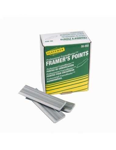 PUNTAS RIGIDAS FLETCHER FRAMER POINTS 08950. 16 x 3 mm. (CAJA 3000)