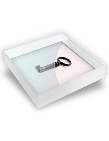 Moldura de alumínio modelo 08 - Sob medida para quadros vitrine