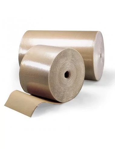 Plastique à bulles avec papier kraft marron pour emballage rouleau de 150 mètres Plastique à bulles avec papier kraft marron pour emballage rouleau de 150 mètres