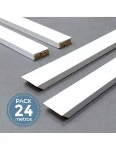 TABLILLA 15 X 5 mm AYOUS. BLANCO (Pack 24 metros)