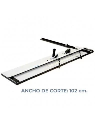 Máquina passepartout Logan 550 Simplex Classic 102 cm com tabuleiro.