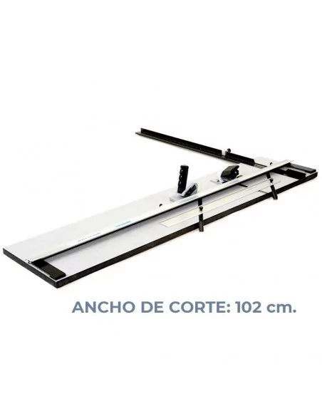 Máquina passepartout Logan 550 Simplex Classic 102 cm com tabuleiro.