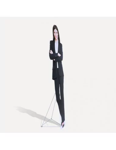 Socle métallique pliable pour publicité et figurinesER Socle métallique pliable pour publicité et figurinesER
