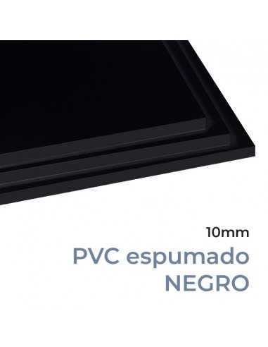PVC ESPUMADO 10mm NEGRO MATE_MOLDIBER