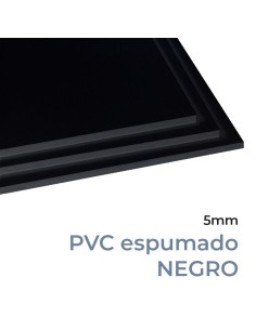 PVC ESPUMADO 5mm NEGRO MATE_MOLDIBER