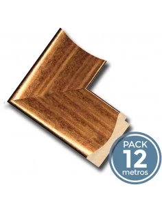 LISA CURVA ORO AGUAS (112 mm Pack 12 m)