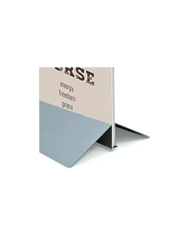 BASE SOPORTE METÁLICA PARA PANELES HASTA 150 cm ALTURA DISPLAY PUBLICIDAD EN GRAN FORMATO | MODELO VALONIA