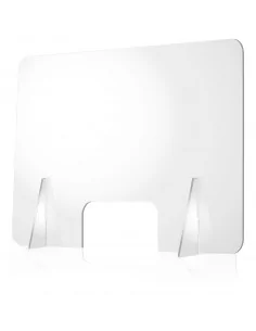 MAMPARA MOSTRADOR PROTECCIÓN CORONA VIRUS ALTO 65 CM (Varios anchos disponibles)