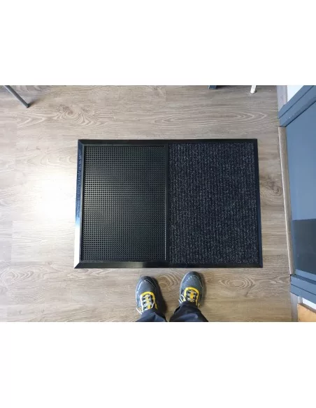 Tapete para chão, limpeza e desinfecção de calçados Tapete para chão, limpeza e desinfecção de calçados