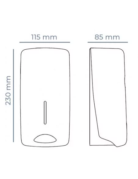 DOSIFICADOR AUTOMÁTICO PARED HIDROGEL. POR PRESIÓN