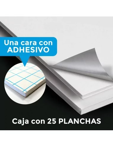 CARTÓN PLUMA ALUFOAM 5mm. 100 X 140 ADHESIVO (Plancha) CARTÓN PLUMA ALUFOAM 5mm. 100 X 140 ADHESIVO (Plancha)