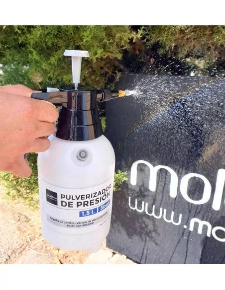PULVERIZADOR DE PRESIÓN - 1,5 litros con Boquilla de latón