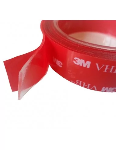 CINTA DOBLE CARA 3M. VHB 4910 F12, 12 mm x 33 mt. Transparente