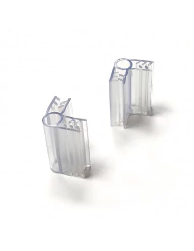 PEÇAS PLÁSTICAS PARA JUNTA DE METACRILATO DE 90 GRAUS