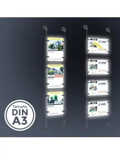 Sistema para INMOBILIARIAS "EXPOWALL LED A3"