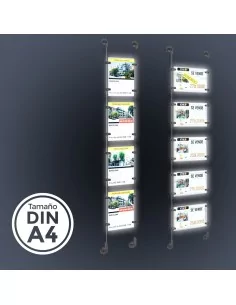 Sistema para INMOBILIARIAS "EXPOWALL LED A4"