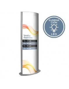 TOTEM PUBLICITARIO CON ILUMINACION PARA USO INTERIOR 2