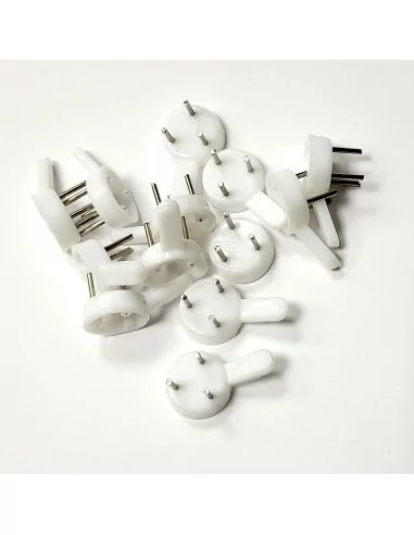 Gancho para colgar cuadros sin agujeros de tres puntas | Caja 100 unidades