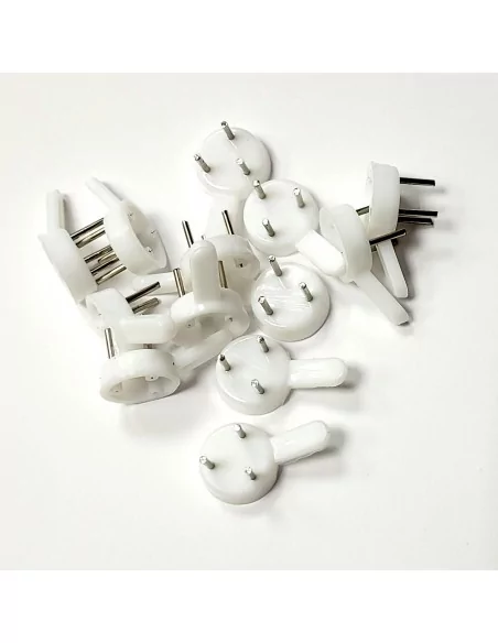 Gancho para colgar cuadros sin agujeros de tres puntas | Caja 100 unidades