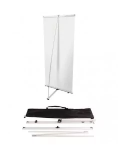 L -BANNER económico. Modelo 02. 600 X 1840mm. SIN GRAFICA