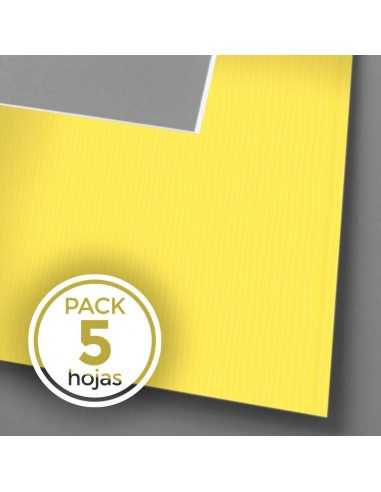 Passepartout MAXI (Pack 5 hojas) (1010x1500) AMARILLO