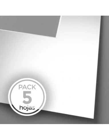 Passepartout ECONOMICO (Pack 5 hojas) (810X1200) BLANCO Passepartout ECONOMICO (Pack 5 hojas) (810X1200) BLANCO