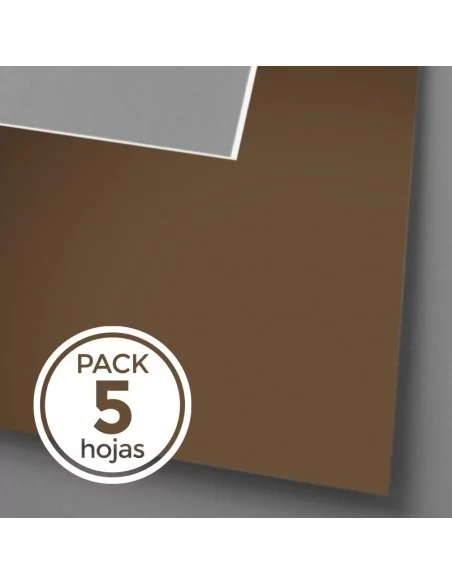 Passepartout ECONOMICO (Pack 5 hojas) (810X1200) MARRON Passepartout ECONOMICO (Pack 5 hojas) (810X1200) MARRON