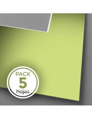 Passepartout ECONOMICO (Pack 5 hojas) (810X1200) VERDE PISTACHO