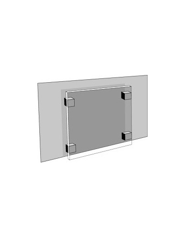 ESPUMA-SEPARADORA ADHESIVO. 25x25x13mm.  BLANCO (60 UDS.)