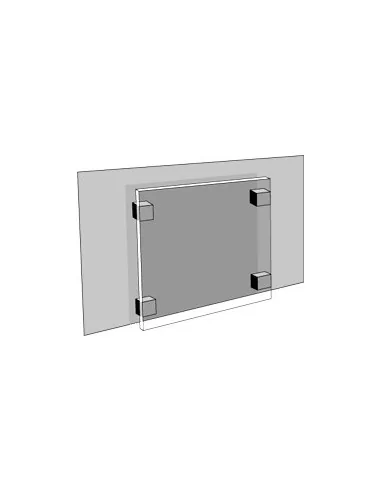 ESPUMA-SEPARADORA ADHESIVO. 25x25x13mm. BLANCO (60 UDS.)