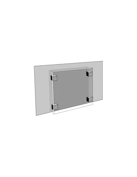 ESPUMA-SEPARADORA ADHESIVO. 25x25x13mm. BLANCO (60 UDS.)