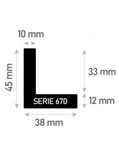 Marco Caja Americana a medida para Lienzo de 3.5cm