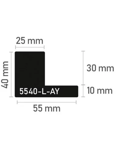 MOLDURA CAJA AMERICANA 40mm AYOUS CRUDA. (Pack 12 metros) MOLDURA CAJA AMERICANA 40mm AYOUS CRUDA. (Pack 12 metros)