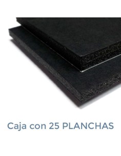 CARTÓN PLUMA NEGRO  5mm.  29.7 X 42   (Plancha)