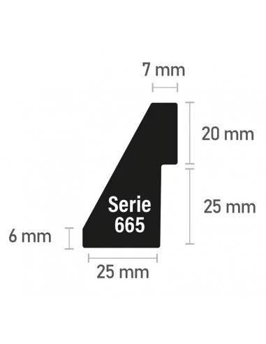 MOLDURA SEMI PIRAMIDE GALERIA. 31x47mm.BLANCO MATE MOLDURA SEMI PIRAMIDE GALERIA. 31x47mm.BLANCO MATE