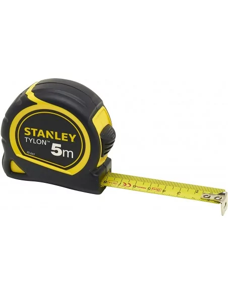 Mètre ruban STANLEY Tylon 5 m – Précision pour les professionnels