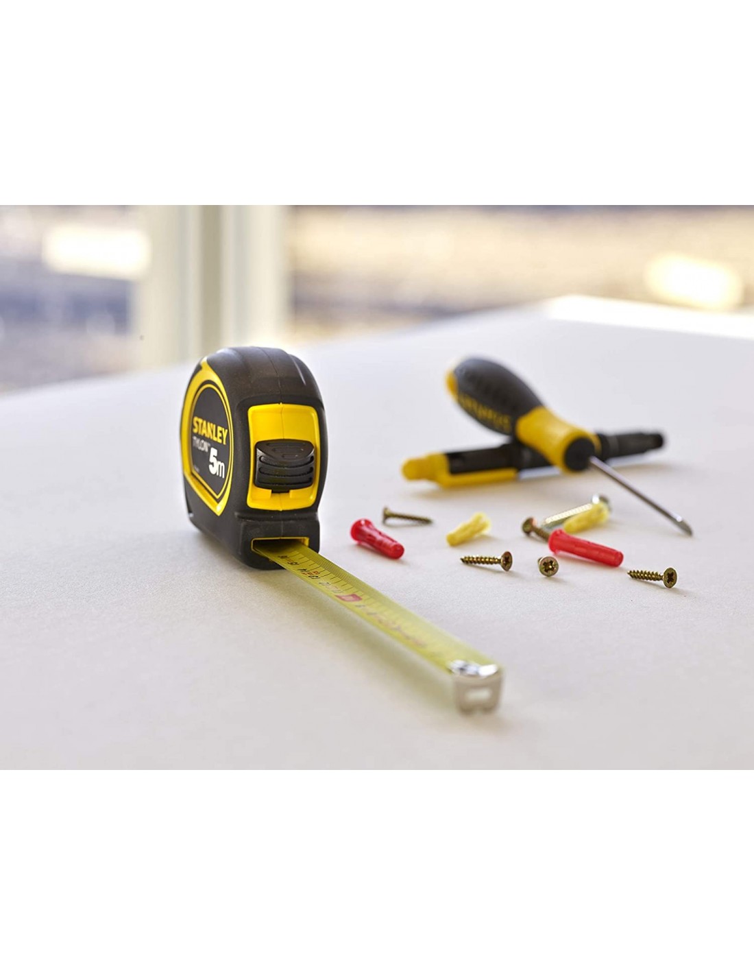 Mètre STANLEY Tylon 5m – Ruban robuste pour pros
