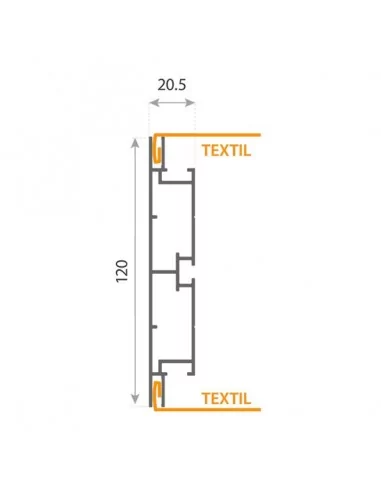 Moldagem de alumínio para caixas de...